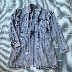 Washed denim jacket